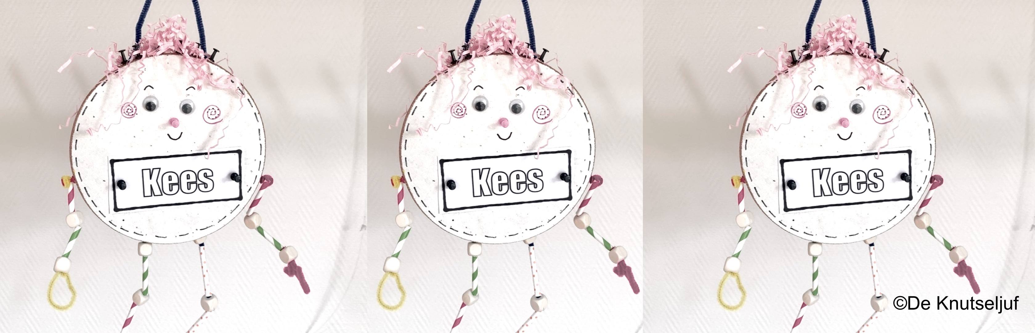 Kurken deurhangers met naam knutselen | De Knutseljuf ✂️🇳🇱