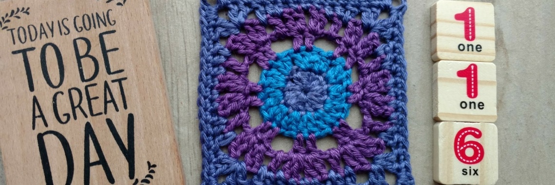 dag 116-365 dagen granny square haken  | caro.sael