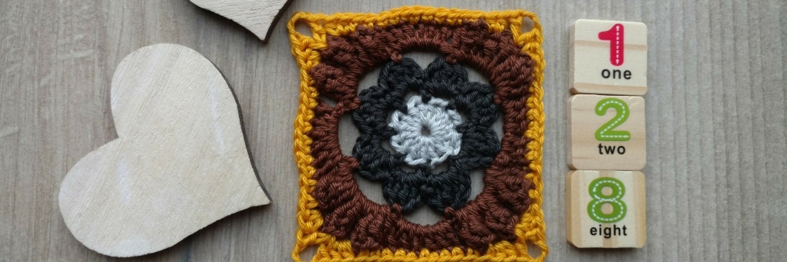 dag 128-365 dagen granny square haken  | caro.sael