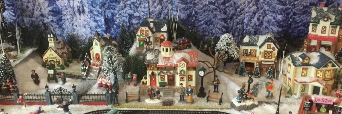 hoe bouw ik een kerstdorp | Sanne