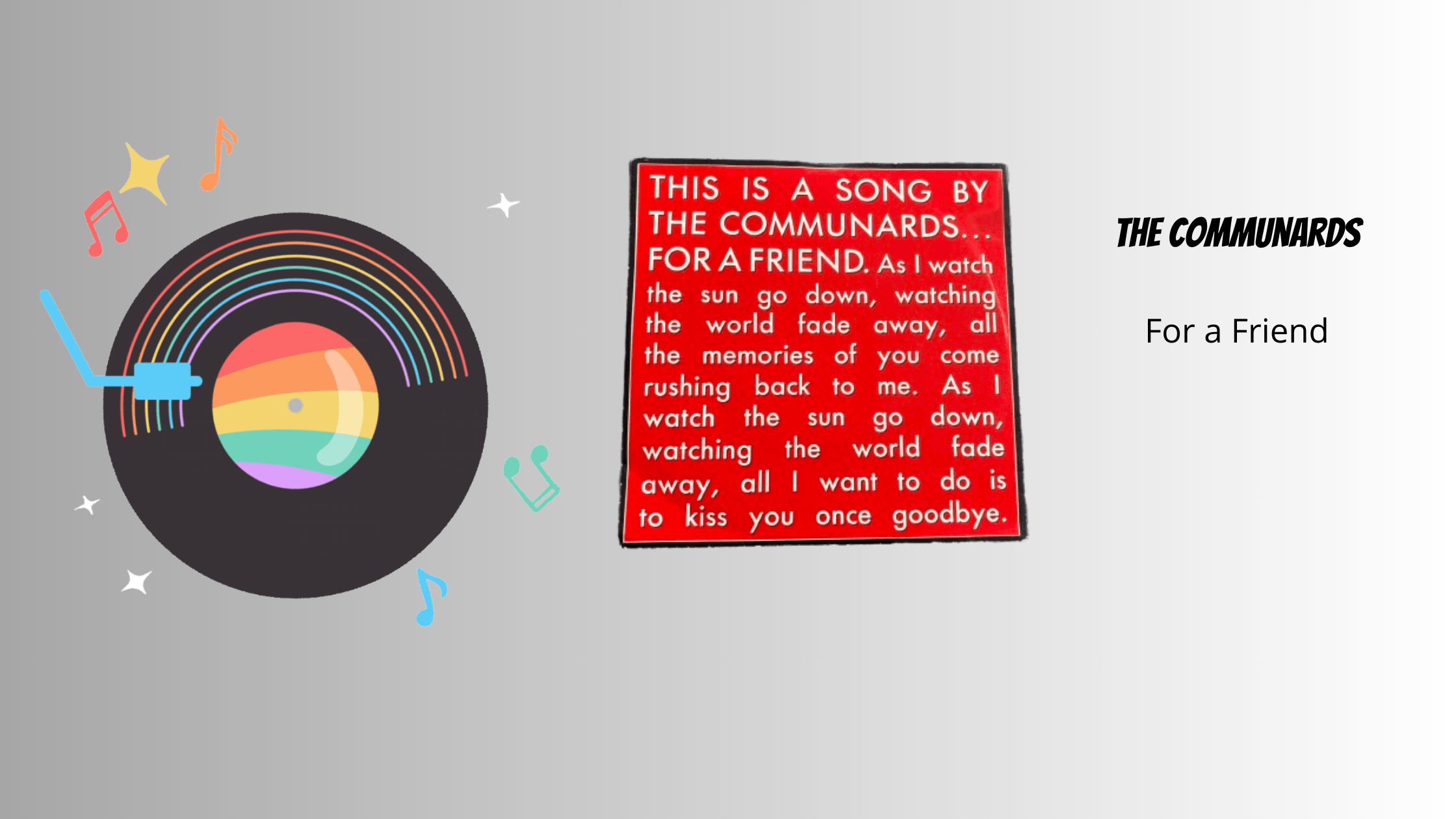 The Communards - For a Friend | Muziek