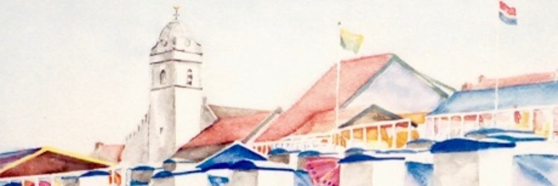 Katwijk aan zee - aquarel | Nol K.