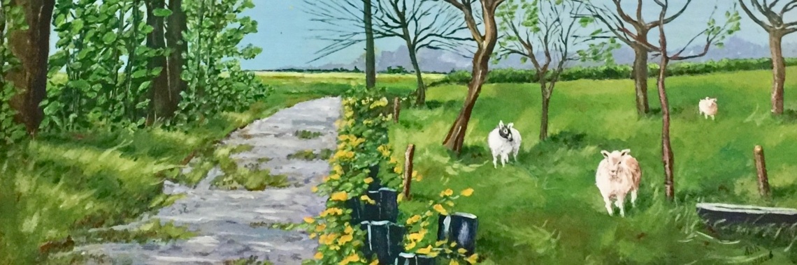 Schapen in de bongerd | Nol K.