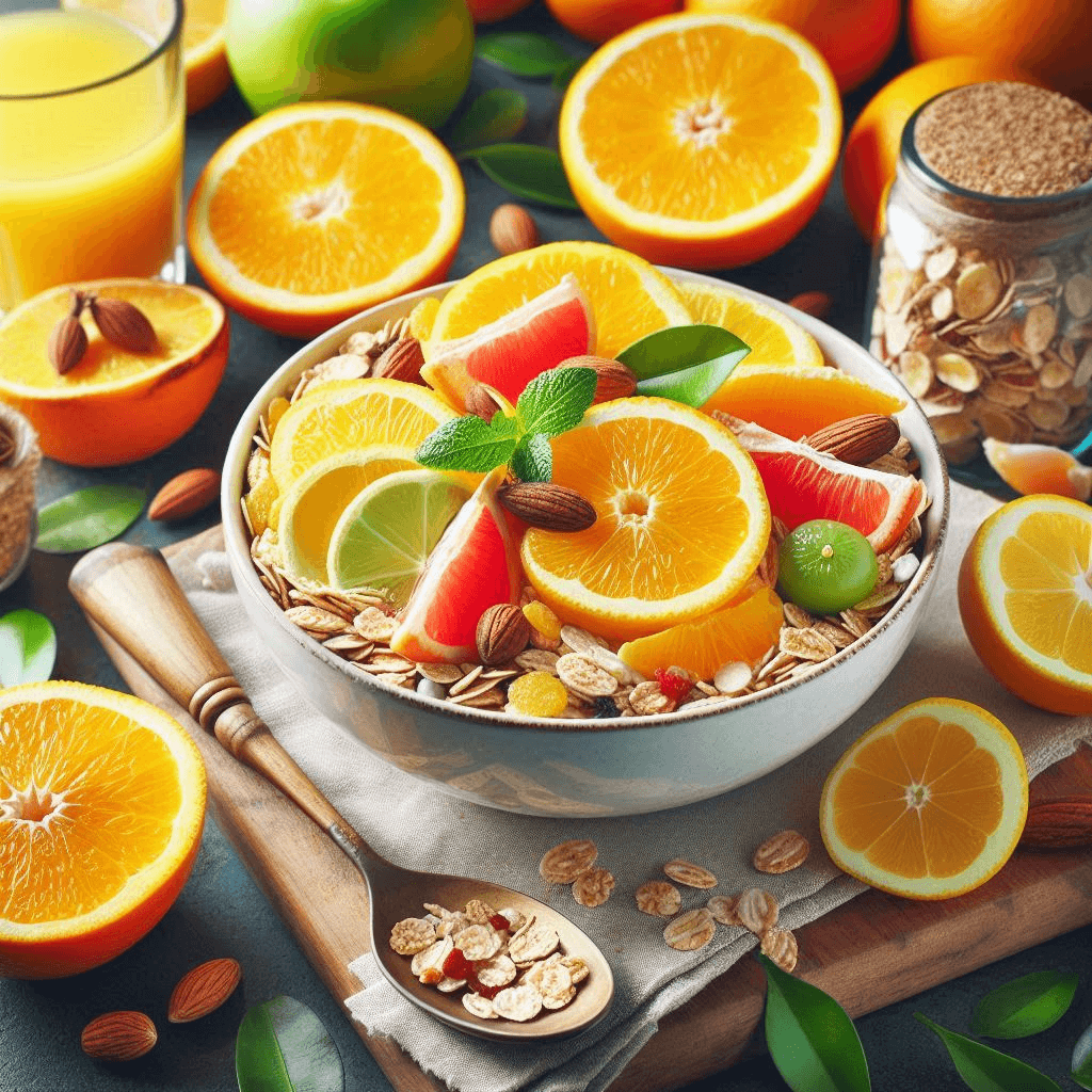 Fresh Citrus Muesli: A Healthy Start with Vitamin C and Pistachios | SocialPro Snooker Coaching
