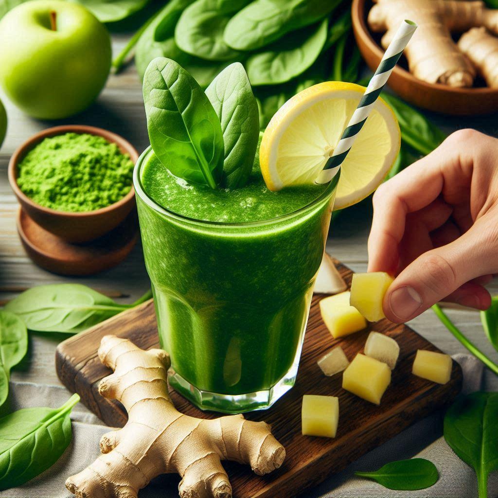 Groene Gember-Kick Smoothie: Detox en Energieboost in één Glas | SocialPro Snooker Coaching
