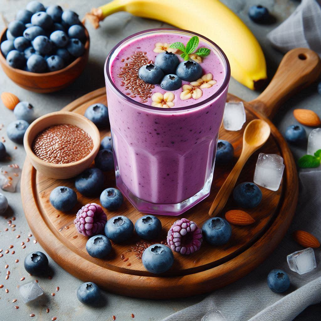 Berry Cleanser Smoothie: Antioxidantenboost met Bosbessen en Lijnzaad | SocialPro Snooker Coaching