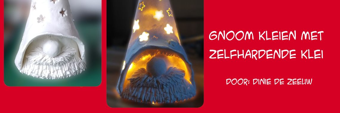 Gnoom kleien met zelfhardende klei | diniedezeeuw