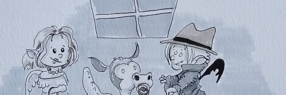 Inktober Dag 27, coat | diniedezeeuw