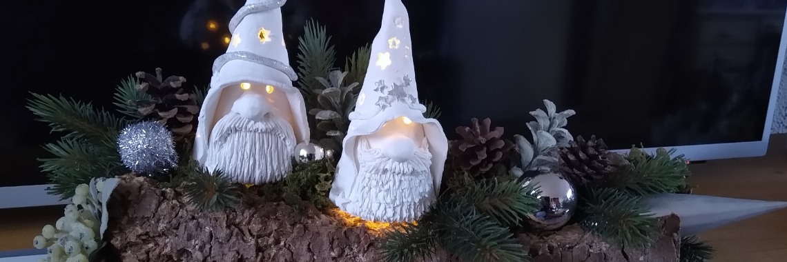 Leuke kerstgnooms van klei | diniedezeeuw