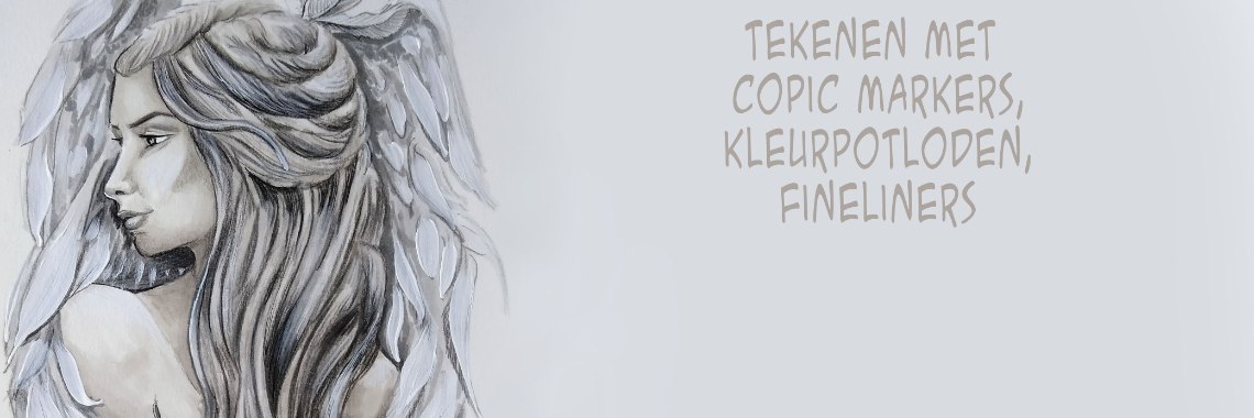 Tekenen met copic markers en kleurpotlood | diniedezeeuw