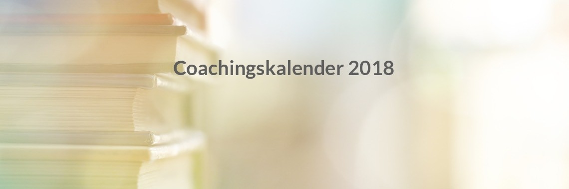 Coachingskalender 2018 | Boeken