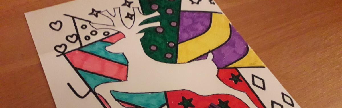 8 December: Gratis kerstkleurplaten met een vleugje Pop Art | NOOS Happy Words