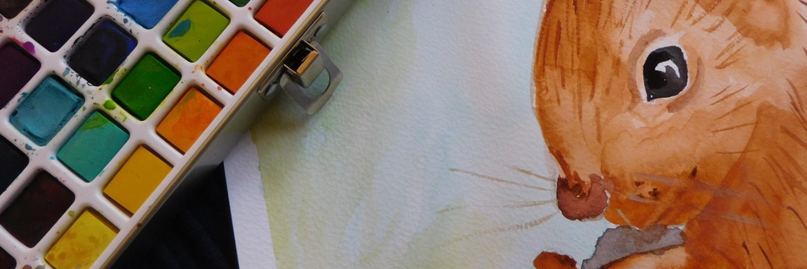 My Challenge with Watercolour: Day 6 | NOOS Happy Words