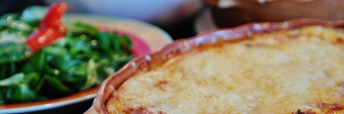 Vegetarische lasagne met spinazie en champignons | NOOS Happy Words