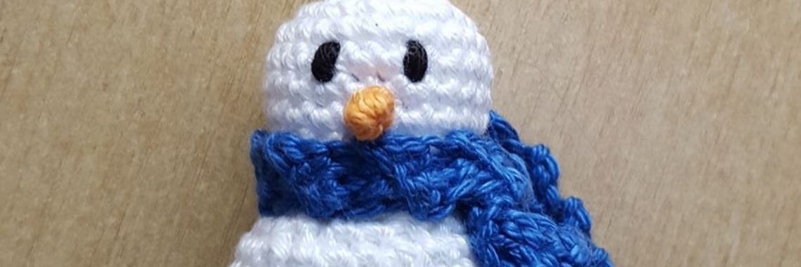 Sleutelhanger sneeuwpop... | Saskia Geurts