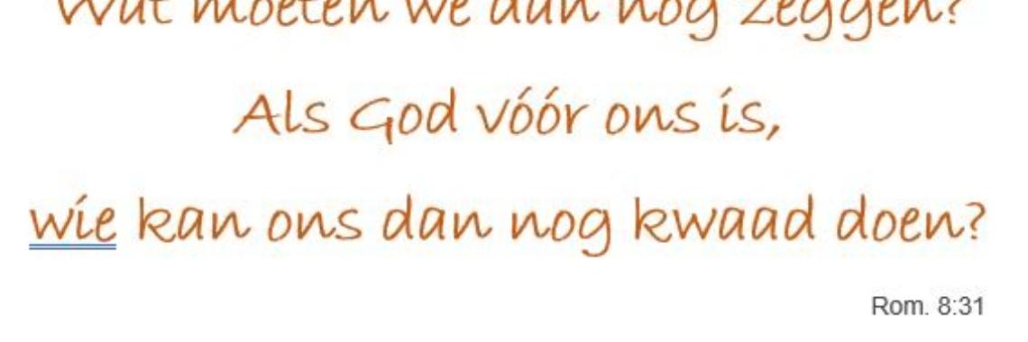 Als God voor ons is... | Flying Eagle