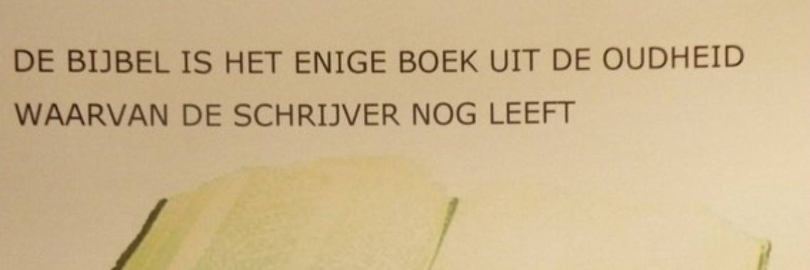 De Bijbel, het oudste boek waarvan de Schrijver nog leeft | Flying Eagle