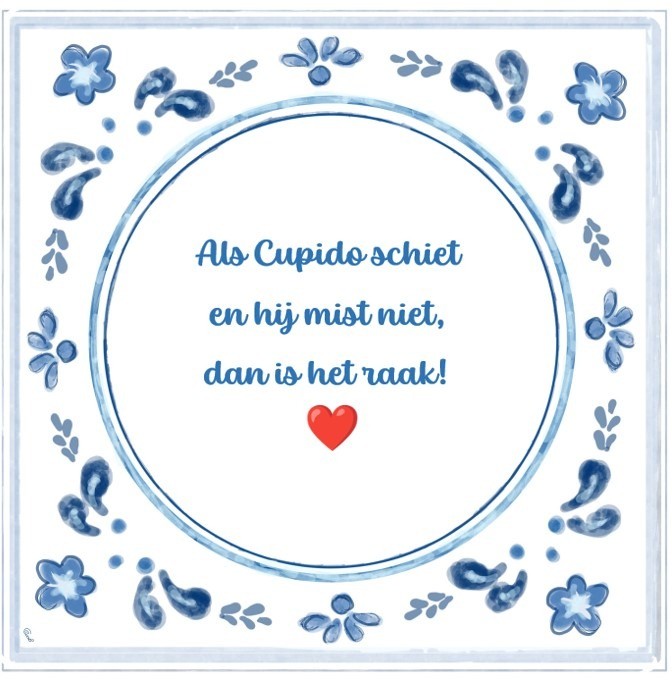 Valentijnstegeltje | Flying Eagle