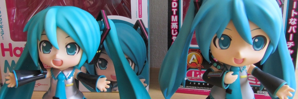Hatsune miku jumbo figure review; which one is better? | Rin