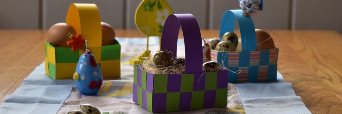 Weaving Easter basket | Els Vergaerde