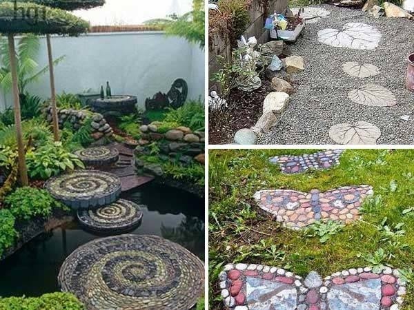 Ideas of how to decorate your garden with stones 🌻 🌼 Gardens with stones  